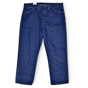 Dickies 50x32 Relaxed Fit Straight Leg Blue Denim Work Jeans Mens